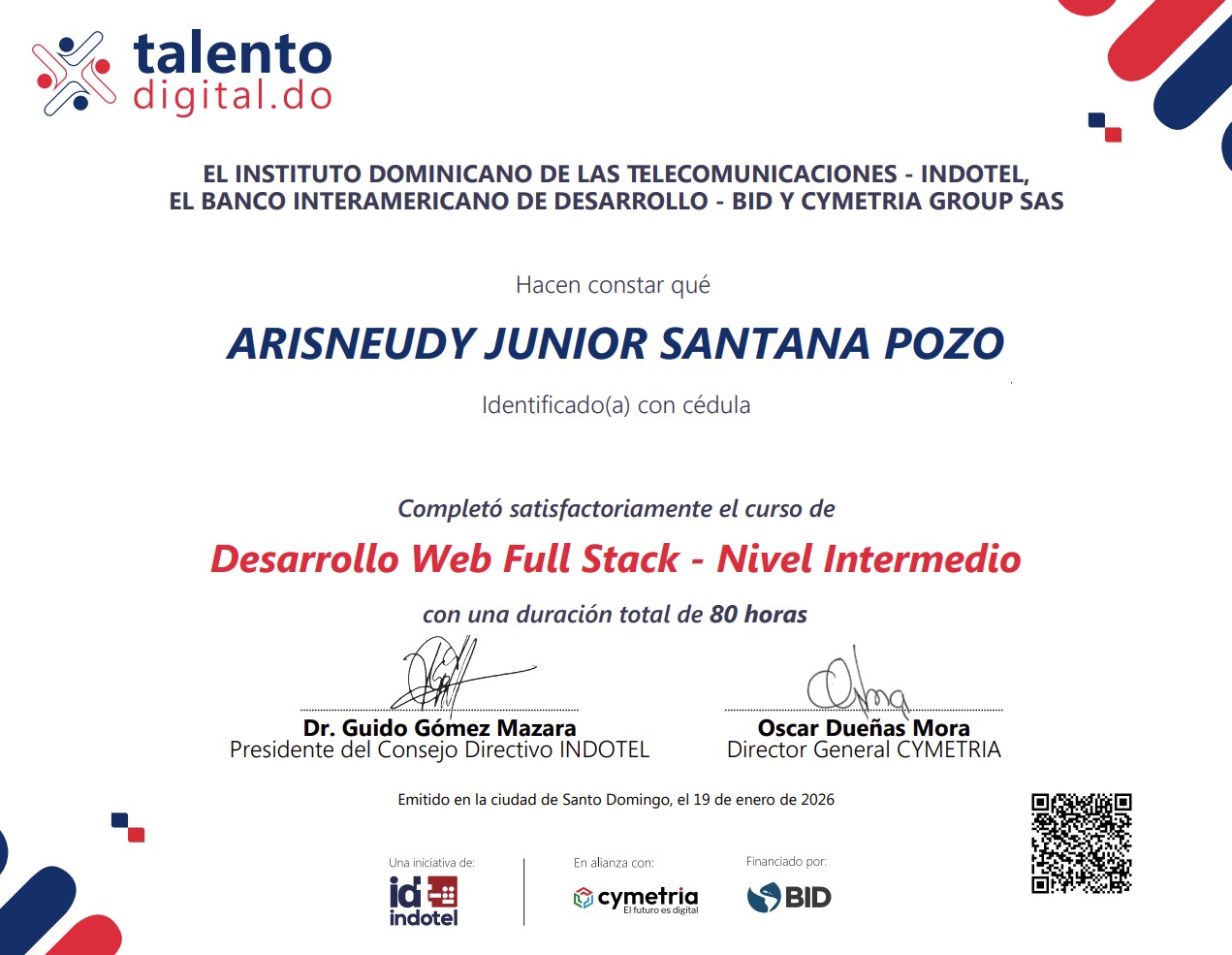 Full Stack Web Development – Intermediate Level